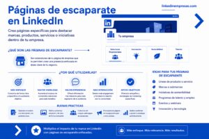 Páginas de escaparate en LinkedIn